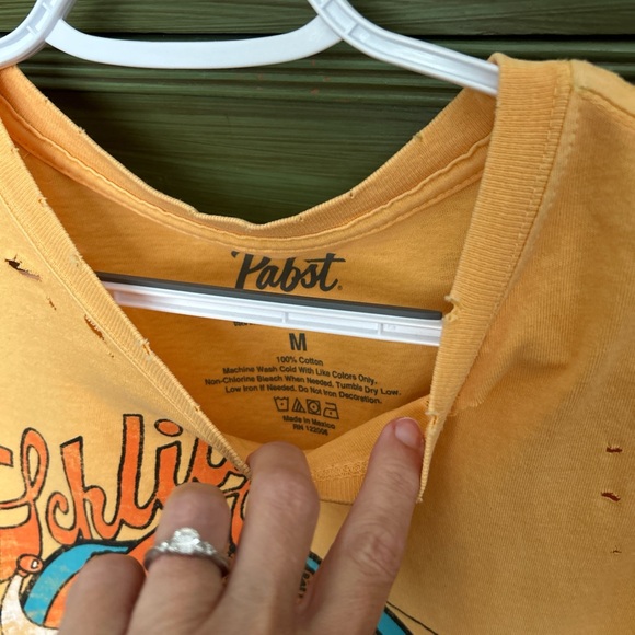 Yellow Graphic T-Shirt oversized M - Picture 4 of 4